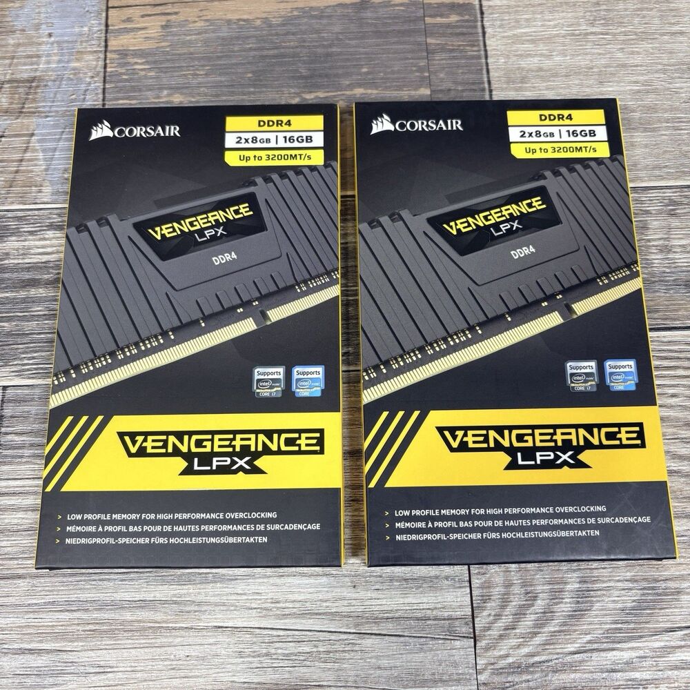 Corsair VENGEANCE LPX 16GB (2x8GB) DDDR4 DRAM 3200MHz Memory Module Kit NEW SEAL